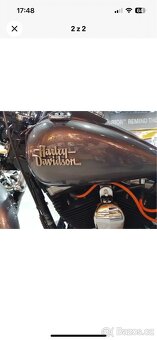 OEM Harley Davidson Dyna Street Bob Odznaky palivové nádrže - 3