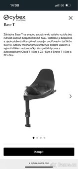 Cybex vajicko by Jeremy Scott + T base ( isofix ) - 3