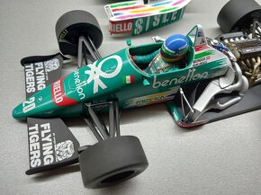 F1 ROZKLÁDACÍ BENETTON BMW B186 1986 BERGER MINICHAMPS 1:18 - 3