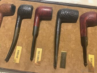 Sada pouzder na dýmky DUNHILL s dýmkami Seven Day, vzácné, 6 - 3