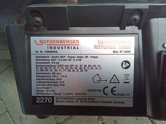 Plynové topidlo - 3