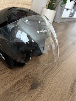 Motocyklová helma B-Square (černá, s plexi) - 3