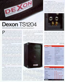 Dexon TS 1204 poloprofesionální repro - 3