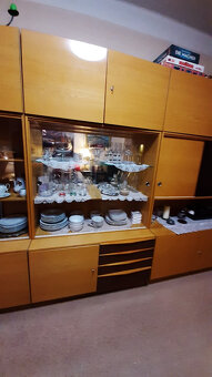 Retro světlá obývací stěna 80. léta - 3