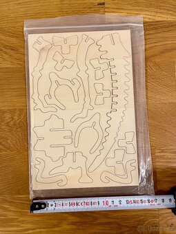 Dinosaurus T-Rex 3D drevena stavebnice - 3