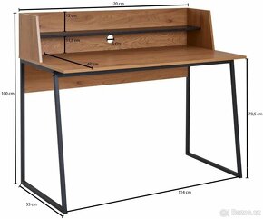 Designový psací stůl + židle - 3