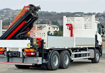 9188 - Renault C 380 - 6x4 - Valník + HR-PALFINGER PK 18002- - 3
