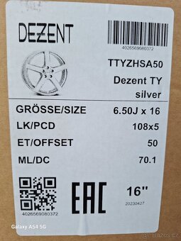 Alu disky 108x5 R16 - 3