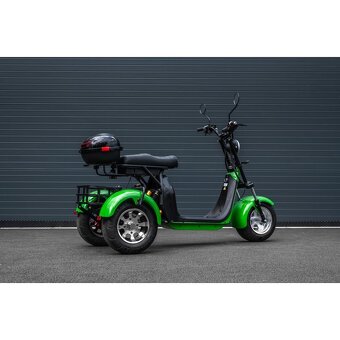 Elektrická tříkolka Leramotors C5, zelená - 3