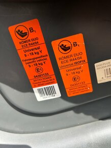 Dětská autosedačka Britax Romer duo - 3