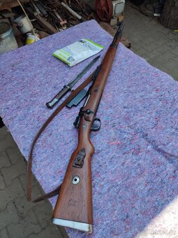 Mauser k98 na plastové kuličky v originál pažbě. - 3