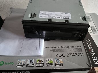 Autorádio Kenwood KDC-BT430U ,subwoofer - 3