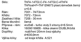 Okno trojsklo - 3