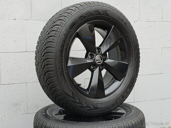 Pěkná zimní orig alu Škoda Kodiaq 215/65/17 vzorek 8mm - 3