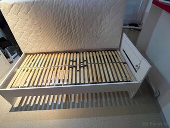 Postel SATURN z Aska + rošt + matrace – skvělý stav - 3