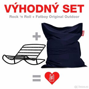 Fatboy Rocknroll set houpačka+outdoor polštář - 3
