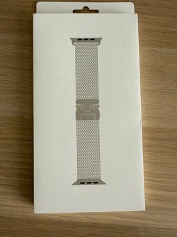 Řemínek AW 49/46/45/44mm milánský tah z přírodního titanu S - 3
