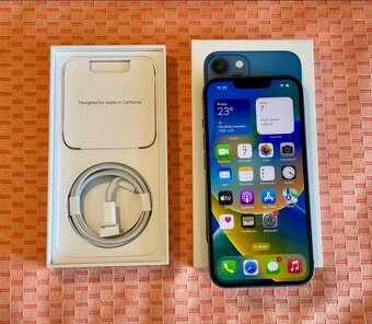 iPhone 13 Mini Blue BATERIE 100% TOP - 3
