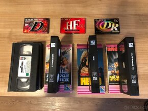 Originální VHS kazety + magnetofonové kazety - 3