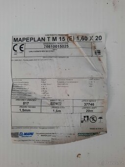 Fólie hydroizolační Mapeplan T M 1,5mm - 3