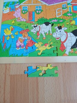 Dřevěné puzzle 60 a 96 dílků - 3