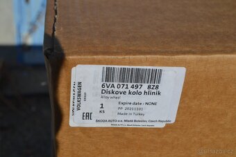 Škoda Fabia IV, VW Polo, S.Ibiza -17 Nové orig.Alu disky - 3