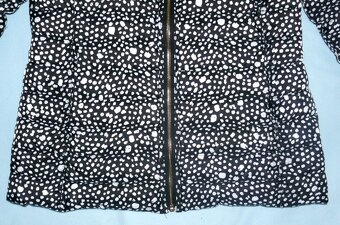 Zimní prošívaná černobílá bunda, vel. M-L, zn. Lolitas&L - 3