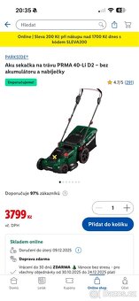 PARKSIDE® Aku sekačka na trávu PRMA 40-Li D2 - 3