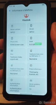 OUKITEL WP22 Dual Sim 6.6" 8GB+5GB/256GB + EXTRA BALENÍ - 3