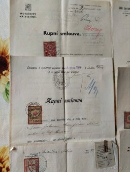 Staré kupní smlouvy + rozhlasová koncese - 3