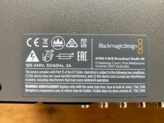 BlackmagicDesign ATEM 4 ME Broadcast Studio 4K inkl - 3