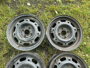 4 ks plechových disků VW, Škoda 14" 4x100 et38 - 3