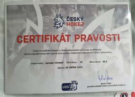 Hraný dres Jaroslava Chmelaře - 3