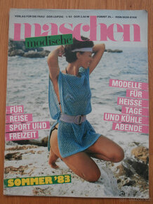 11 x německý módní časopis MODISCHE MASCHEN. 1982 - 1987 - 3