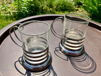 Elegantní sklenky na čaj nebo kávu – 2 ks - 3