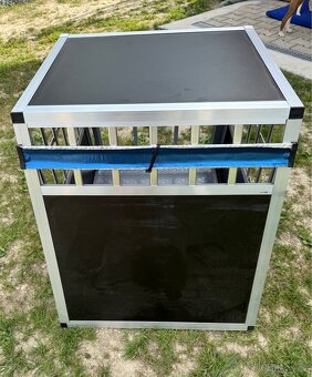 Hliníková klec pro psa do auta vel. L 91x65x70 cm - 3