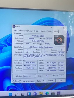 Herní PC s Ryzen 5 3600/GTX 1060/16 GB RAM - 3
