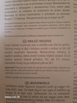 Hraci kolotoče do postýlky - 3