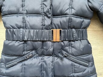 Dívčí zimní modrý kabát C&A Palomino, vel. 122 - 3