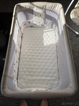 Postýlka Lionelo Aurora Beige volně stojící/přístavná - 3