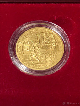 Zlatá mince papírna Velké Losiny - BK - 3