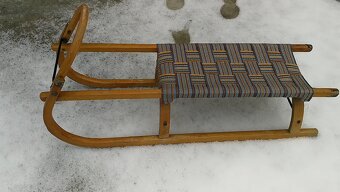 Saně / sáňky kvalitní poctivé pevné české dětské - 3