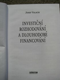 Valach, Investiční rozhodování a dlouhodobé financování - 3