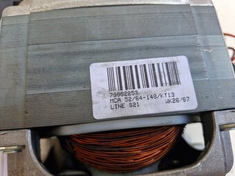 Motor do pračky + plochý řemen - 3