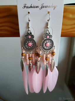 Náušnice s peříčky - 3