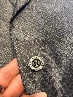 Originální Versace snakeskin blazer - 3