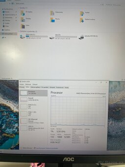 Prodám starší PC + monitor Philips 21,5" - 3