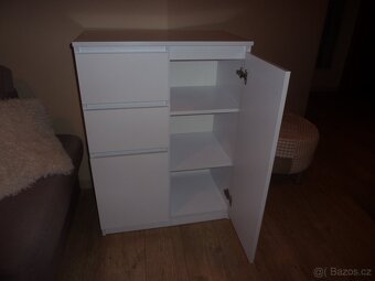 Komoda bílá 70 cm - 3