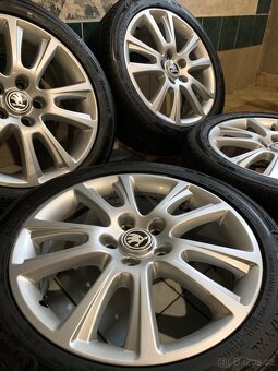 Alu kola Škoda R17 5X112 ZÁNOVNÍ LETNÍ PNEU 225/45 R17 ZENIT - 3