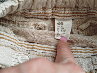 Chlapecké kraťásky H&M vel.86 - 3